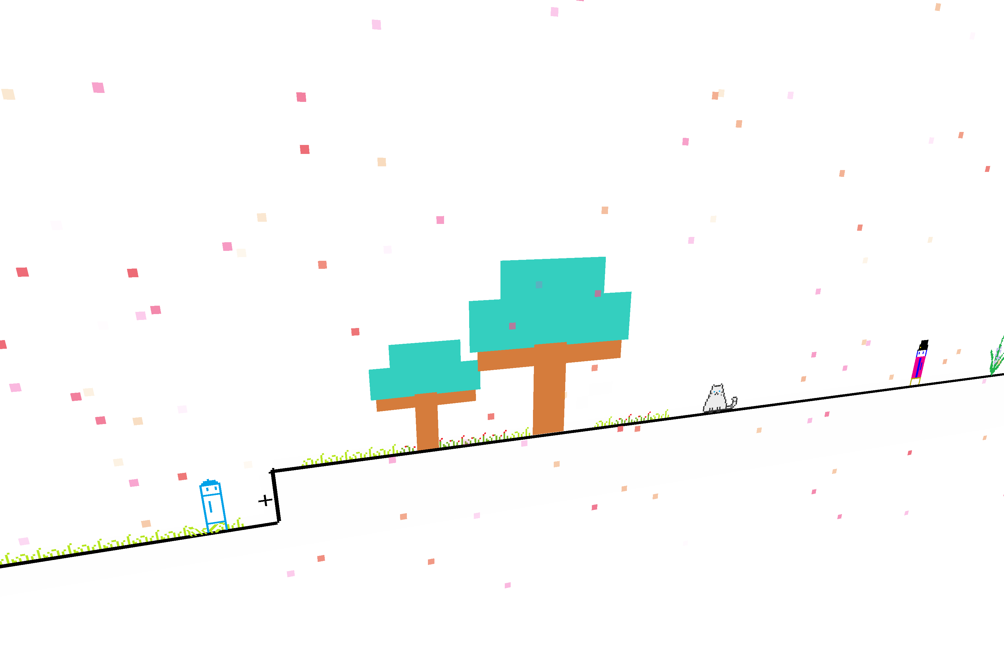 Secret area with camera tilt effect
